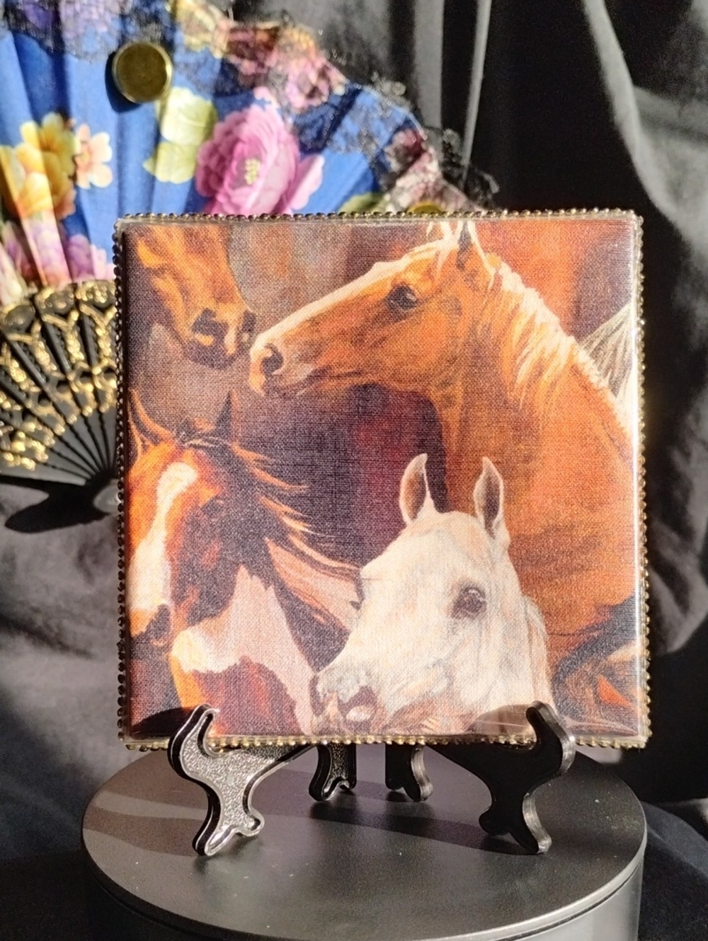 Hand Crafted Horse Print Art